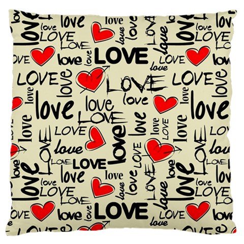 Love Abstract Background Love Textures Standard Premium Plush Fleece Cushion Case (One Side) from ArtsNow.com Front