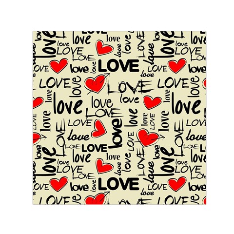 Love Abstract Background Love Textures Square Satin Scarf (30  x 30 ) from ArtsNow.com Front