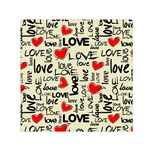 Love Abstract Background Love Textures Square Satin Scarf (30  x 30 )