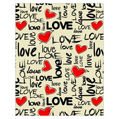 Love Abstract Background Love Textures Toiletries Pouch from ArtsNow.com Back