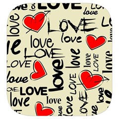 Love Abstract Background Love Textures Toiletries Pouch from ArtsNow.com Side Right