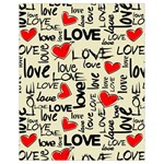 Love Abstract Background Love Textures Drawstring Bag (Small)