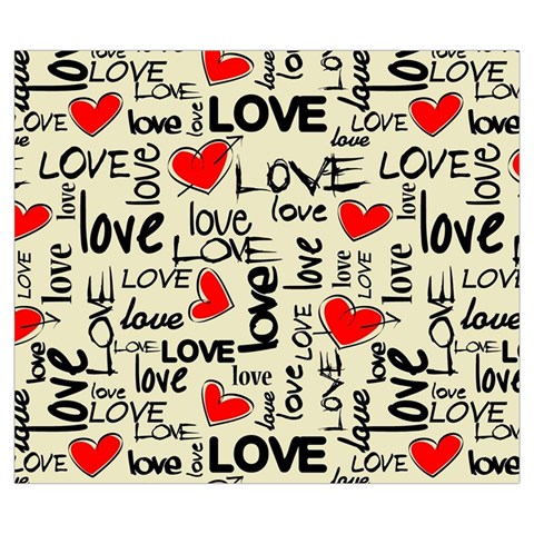 Love Abstract Background Love Textures Zipper Large Tote Bag from ArtsNow.com Front