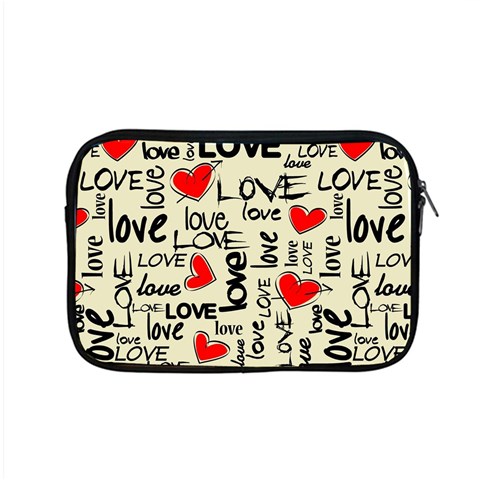 Love Abstract Background Love Textures Apple MacBook Pro 15  Zipper Case from ArtsNow.com Front