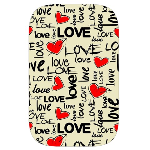 Love Abstract Background Love Textures Waist Pouch (Small) from ArtsNow.com Front