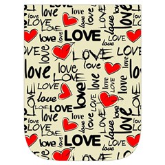 Love Abstract Background Love Textures Waist Pouch (Small) from ArtsNow.com Front Pocket