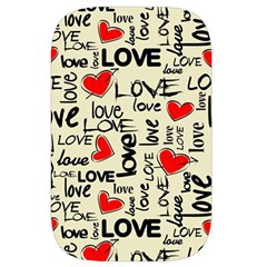 Love Abstract Background Love Textures Belt Pouch Bag (Small) from ArtsNow.com Back