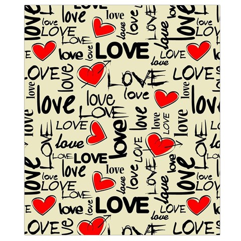 Love Abstract Background Love Textures Waist Pouch (Large) from ArtsNow.com Back Strap