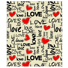 Love Abstract Background Love Textures Waist Pouch (Large) from ArtsNow.com Back Strap