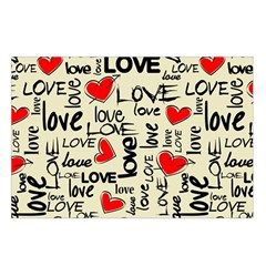 Love Abstract Background Love Textures Belt Pouch Bag (Large) from ArtsNow.com Loop