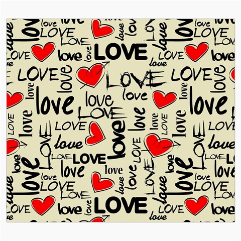 Love Abstract Background Love Textures Roll Up Canvas Pencil Holder (S) from ArtsNow.com Front