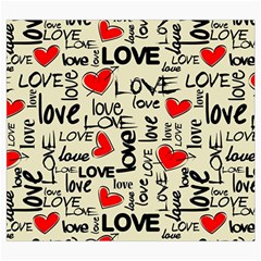 Love Abstract Background Love Textures Roll Up Canvas Pencil Holder (S) from ArtsNow.com Front