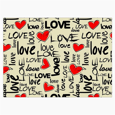 Love Abstract Background Love Textures Roll Up Canvas Pencil Holder (L) from ArtsNow.com Front