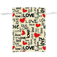 Love Abstract Background Love Textures Lightweight Drawstring Pouch (XL) from ArtsNow.com Front