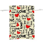 Love Abstract Background Love Textures Lightweight Drawstring Pouch (XL)