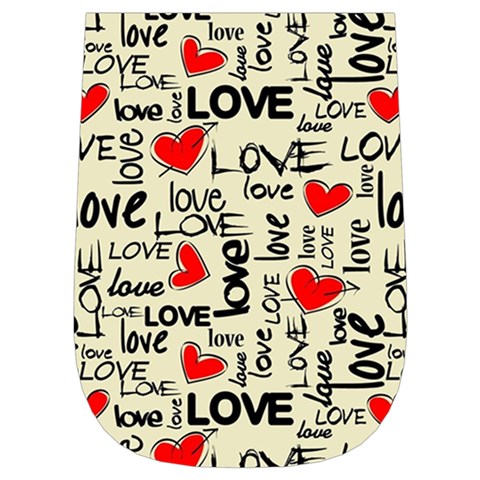 Love Abstract Background Love Textures Wristlet Pouch Bag (Small) from ArtsNow.com Left Side