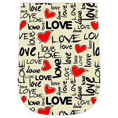 Love Abstract Background Love Textures Wristlet Pouch Bag (Small) from ArtsNow.com Left Side