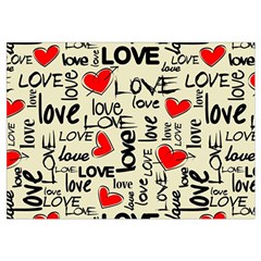 Love Abstract Background Love Textures Wristlet Pouch Bag (Small) from ArtsNow.com Belt Loop