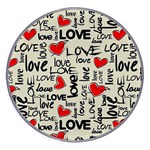 Love Abstract Background Love Textures Wireless Fast Charger(White)