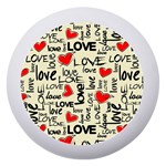 Love Abstract Background Love Textures Dento Box with Mirror