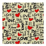 Love Abstract Background Love Textures Banner and Sign 4  x 4 