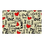 Love Abstract Background Love Textures Banner and Sign 5  x 3 