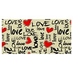 Love Abstract Background Love Textures Banner and Sign 6  x 3 