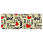 Love Abstract Background Love Textures Banner and Sign 8  x 3 