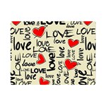 Love Abstract Background Love Textures Premium Plush Fleece Blanket (Mini)