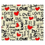 Love Abstract Background Love Textures Premium Plush Fleece Blanket (Small)