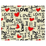 Love Abstract Background Love Textures Premium Plush Fleece Blanket (Medium)