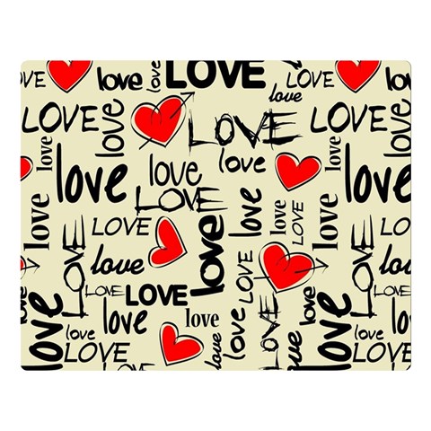 Love Abstract Background Love Textures Premium Plush Fleece Blanket (Large) from ArtsNow.com 80 x60  Blanket Front