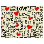 Love Abstract Background Love Textures Premium Plush Fleece Blanket (Extra Small)