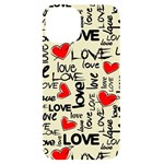 Love Abstract Background Love Textures iPhone 14 Black UV Print Case