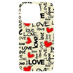 Love Abstract Background Love Textures iPhone 14 Pro Black UV Print Case