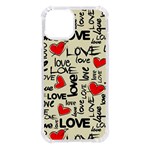 Love Abstract Background Love Textures iPhone 14 TPU UV Print Case