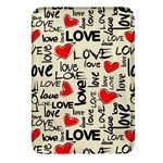 Love Abstract Background Love Textures Rectangular Glass Fridge Magnet (4 pack)