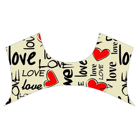 Love Abstract Background Love Textures Women s Cut Out Long Sleeve T Front Top