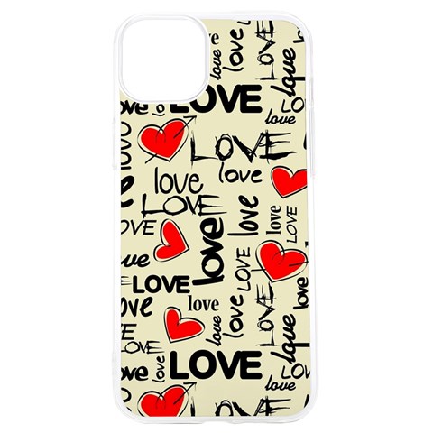 Love Abstract Background Love Textures iPhone 15 Pro TPU UV Print Case from ArtsNow.com Front