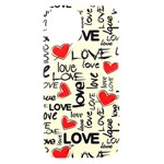 Love Abstract Background Love Textures iPhone 15 Black UV Print PC Hardshell Case