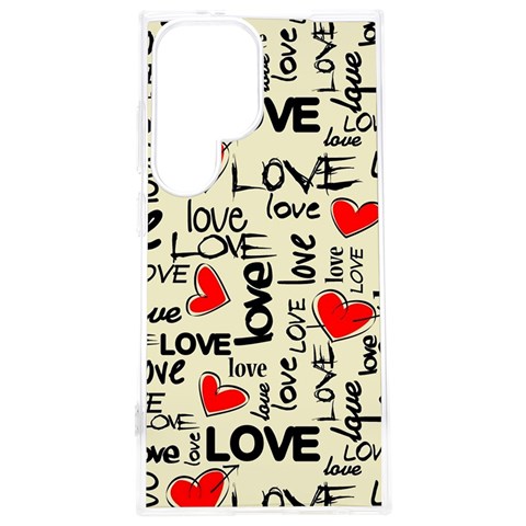 Love Abstract Background Love Textures Samsung Galaxy S24 Plus 6.7 Inch TPU UV Case from ArtsNow.com Front