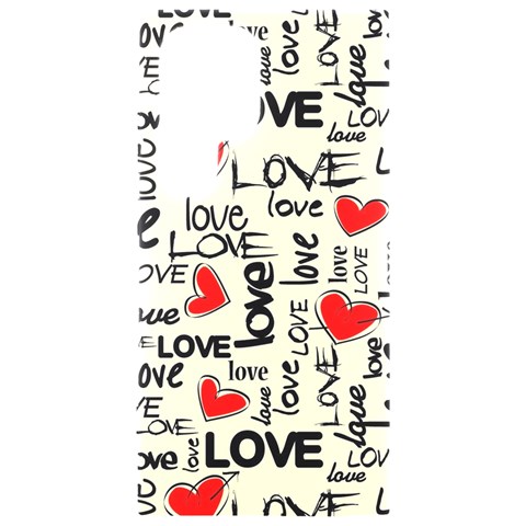 Love Abstract Background Love Textures Samsung Galaxy S24 Ultra 6.9 Inch Black TPU UV Case from ArtsNow.com Front