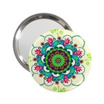 Mandala Flowers, Abstract, Butterflies, Floral, Pattern 2.25  Handbag Mirrors