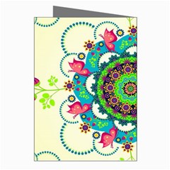 Mandala Flowers, Abstract, Butterflies, Floral, Pattern Greeting Cards (Pkg of 8) from ArtsNow.com Right