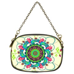 Mandala Flowers, Abstract, Butterflies, Floral, Pattern Chain Purse (Two Sides) from ArtsNow.com Front