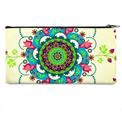 Mandala Flowers, Abstract, Butterflies, Floral, Pattern Pencil Case from ArtsNow.com Back