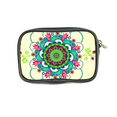 Mandala Flowers, Abstract, Butterflies, Floral, Pattern Coin Purse from ArtsNow.com Back