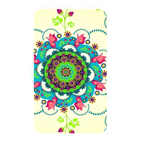 Mandala Flowers, Abstract, Butterflies, Floral, Pattern Memory Card Reader (Rectangular) from ArtsNow.com Front