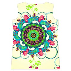 Mandala Flowers, Abstract, Butterflies, Floral, Pattern Women s Basketball Tank Top from ArtsNow.com Back