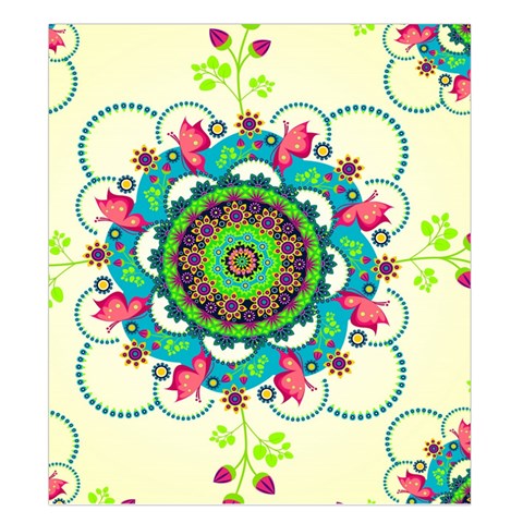 Mandala Flowers, Abstract, Butterflies, Floral, Pattern Duvet Cover (King Size) from ArtsNow.com Duvet Quilt